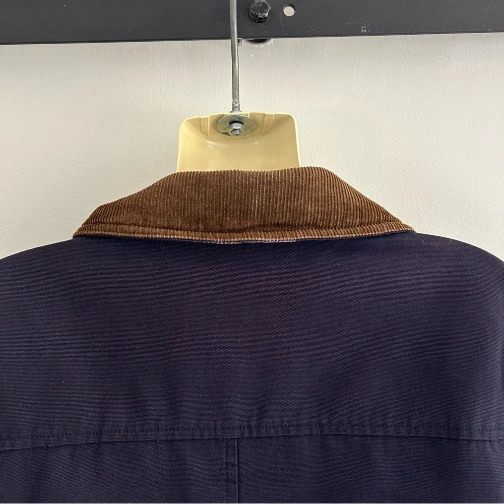 Jessica Navy and Brown Utility Jacket - Picture 10 of 16